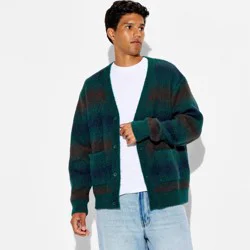 Men's Long Sleeve Cardigan Sweater - Original Use™ Dark Teal M