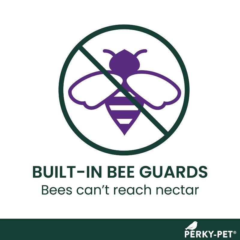 slide 7 of 12, Perky-Pet 8 oz Glass Pinch Waist Hummingbird Feeder - Red, 8 oz