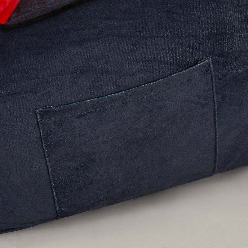 slide 4 of 6, Spider-Man Kids' Compressed Foam Plush Chair Gray, 1 ct