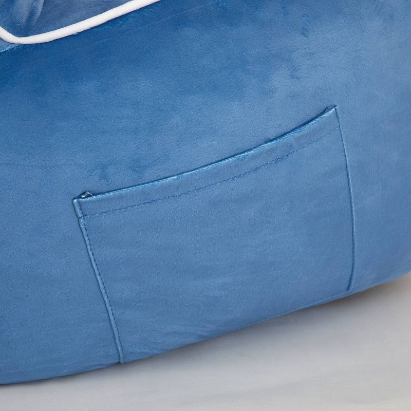 slide 4 of 6, Stitch Kids' Compressed Foam Plush Chair Blue, 1 ct