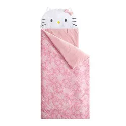 Hello Kitty Kids' Glow in the Dark Sleeping Bag Pink