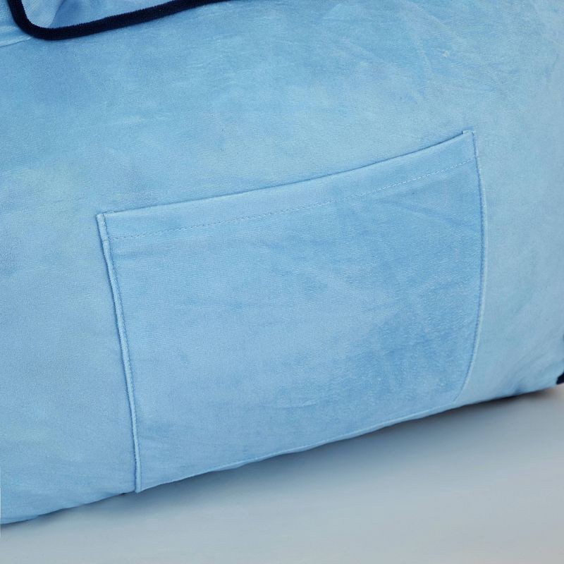 slide 4 of 6, Bluey Kids' Compressed Foam Plush Chair Blue, 1 ct