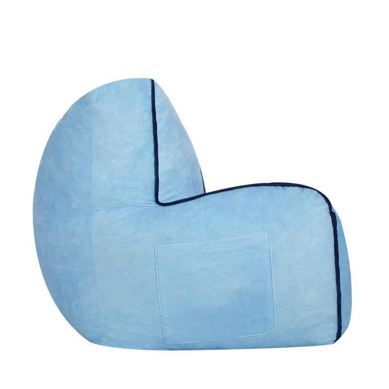 slide 5 of 6, Bluey Kids' Compressed Foam Plush Chair Blue, 1 ct