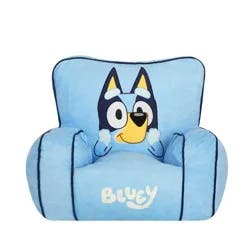 Bluey Kids' Compressed Foam Plush Chair Blue
