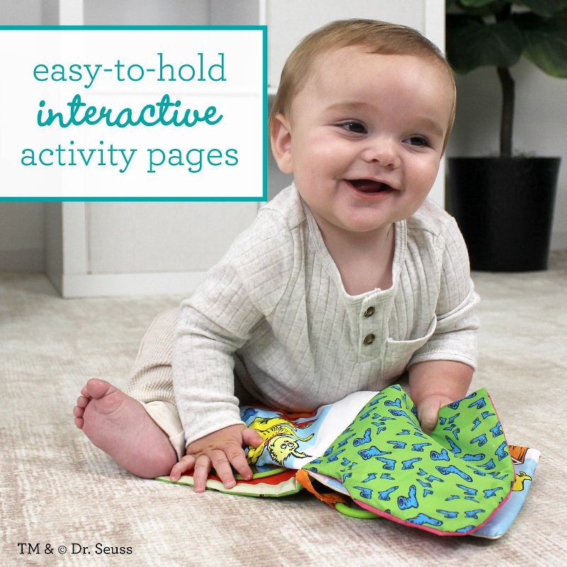 slide 5 of 10, Infantino My First Dr. Seuss Baby Learning Soft Book - Fox in Socks, 1 ct