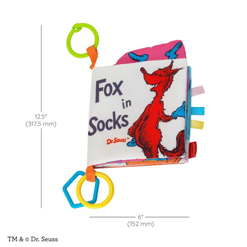slide 7 of 10, Infantino My First Dr. Seuss Baby Learning Soft Book - Fox in Socks, 1 ct