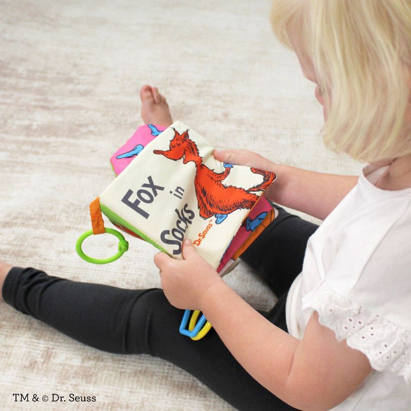 slide 8 of 10, Infantino My First Dr. Seuss Baby Learning Soft Book - Fox in Socks, 1 ct