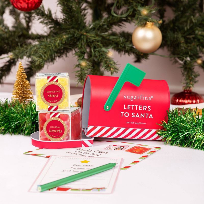 slide 3 of 6, Sugarfina Letters to Santa Christmas Candy Mailbox - 5.8oz/2pc, 5.8 oz, 2 ct