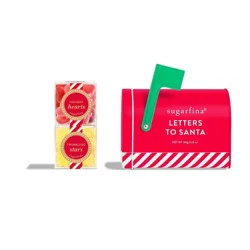 Sugarfina Letters to Santa Christmas Candy Mailbox - 5.8oz/2pc