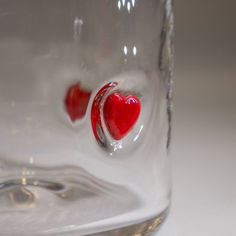 slide 3 of 4, Madison Home 16 fl oz Icon Glass Finally Red Hearts, 16 fl oz