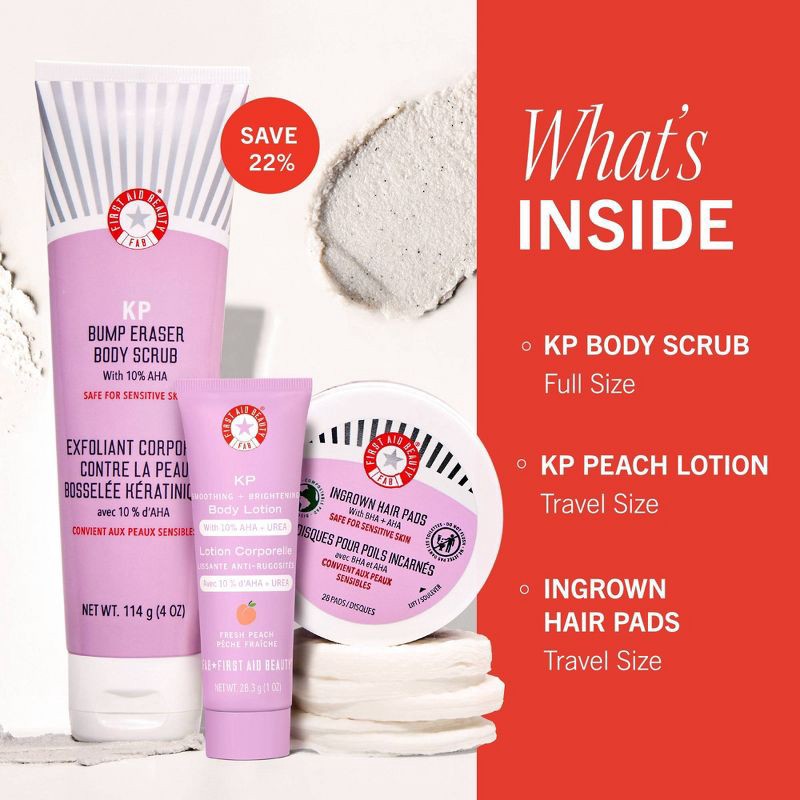 slide 6 of 6, FIRST AID BEAUTY Soft & Smooth Body Exfoliate Skincare Kit - 2ct - Ulta Beauty, 2 ct