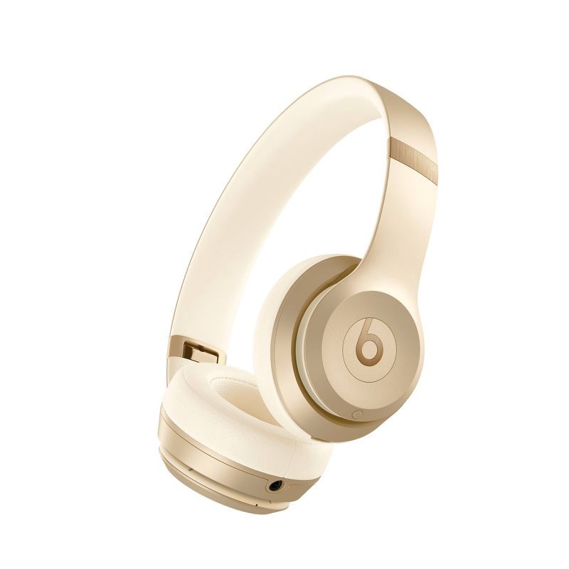 slide 1 of 8, Beats Solo 4 Bluetooth Wireless On-Ear Headphones - Gold, 1 ct