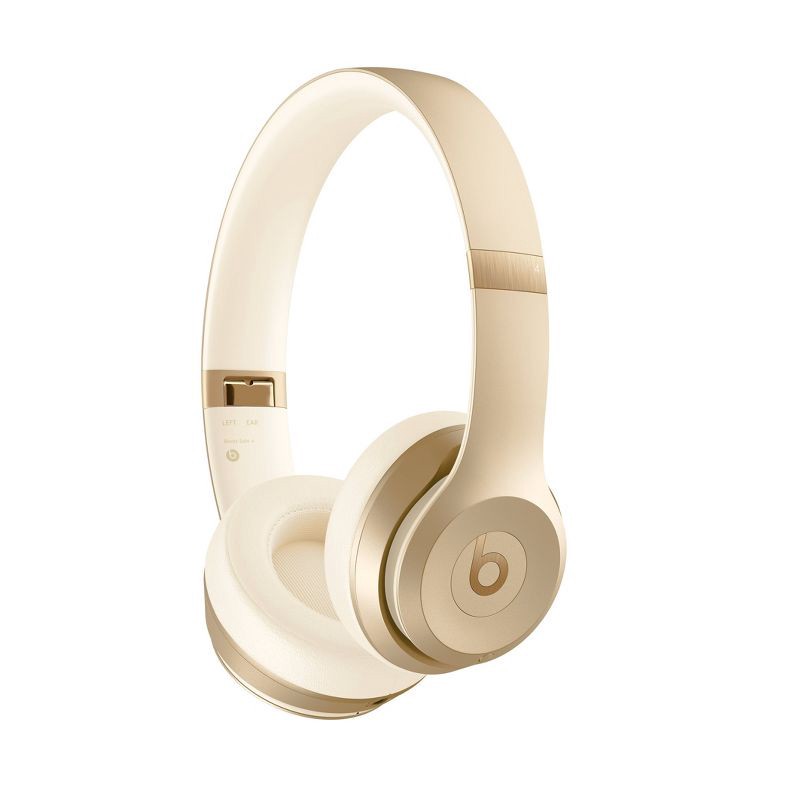 slide 3 of 8, Beats Solo 4 Bluetooth Wireless On-Ear Headphones - Gold, 1 ct