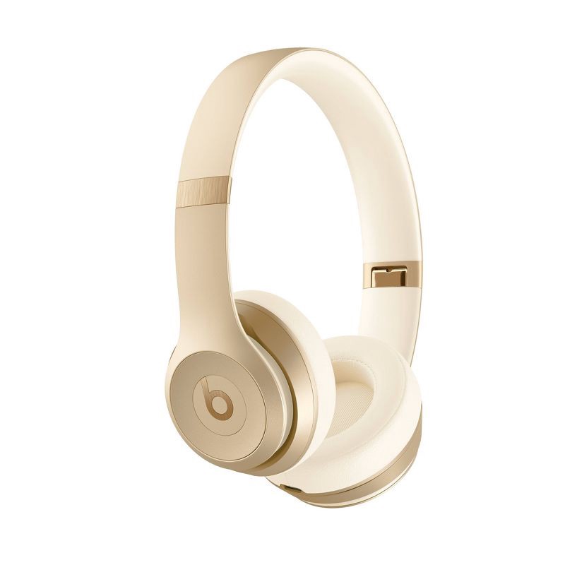 slide 4 of 8, Beats Solo 4 Bluetooth Wireless On-Ear Headphones - Gold, 1 ct