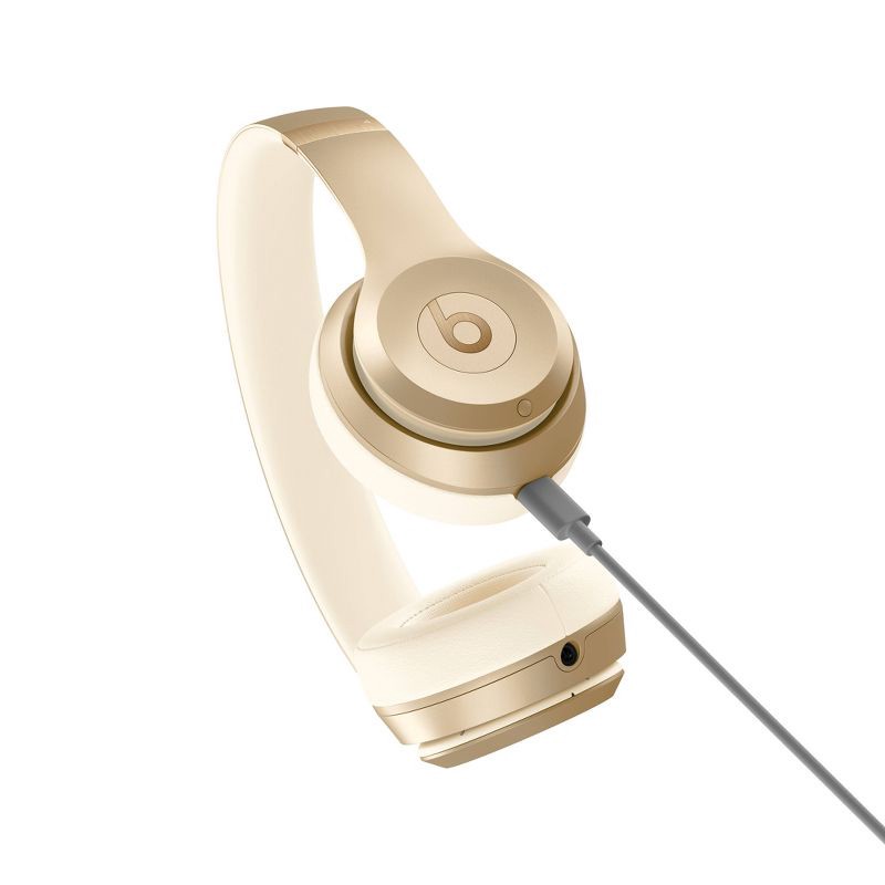 slide 6 of 8, Beats Solo 4 Bluetooth Wireless On-Ear Headphones - Gold, 1 ct