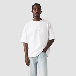 Levi's® Men's Short Sleeve Loose Fit Crewneck Pocket T-Shirt - White XXL