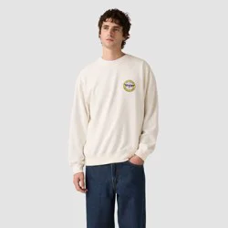 Levi's® Men's Relaxed Fit Crewneck Sweatshirt - Off-White XL