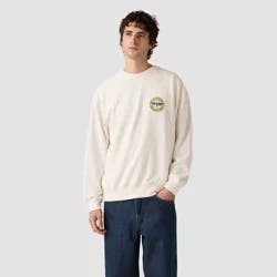 Levi's® Men's Relaxed Fit Crewneck Sweatshirt - Off-White XXL