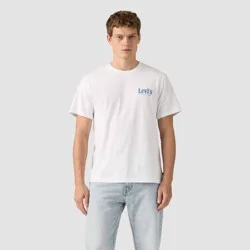 Levi's® Men's Relaxed Fit Short Sleeve Graphic Crewneck T-Shirt - White S