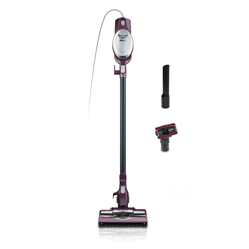 slide 1 of 9, Shark Rocket Pet Corded Stick Vacuum HV301PR 8.5" Cleaning Path Purple, 1 ct