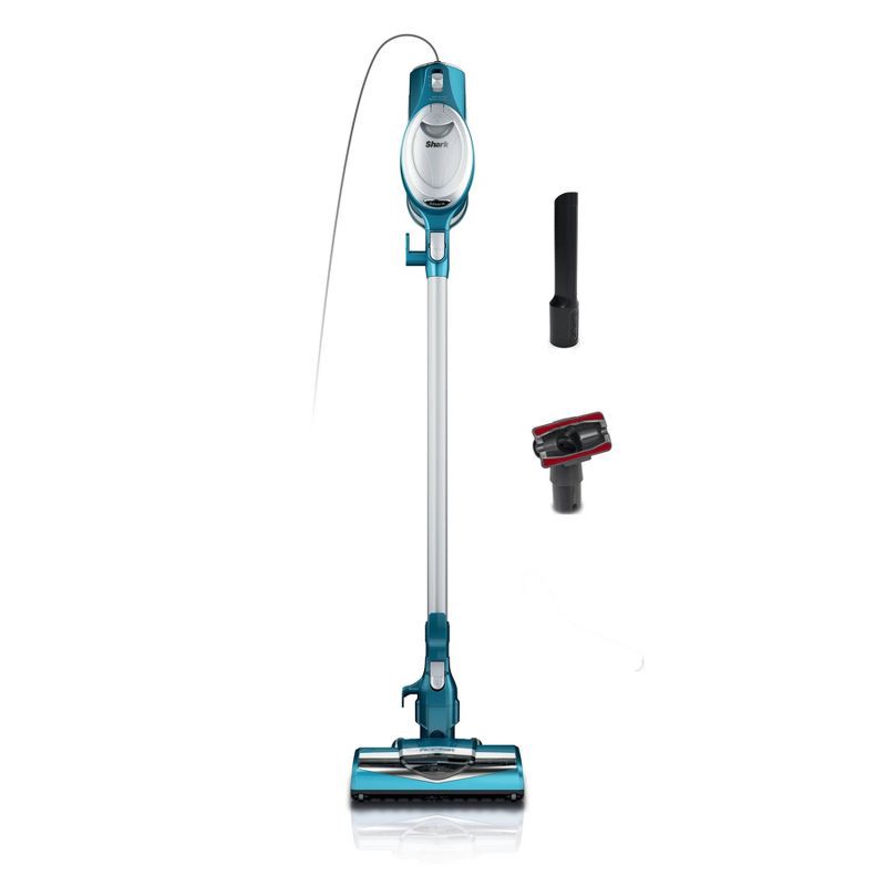 slide 1 of 9, Shark Rocket Pet Corded Stick Vacuum HV301BL 8.5" Cleaning Path Blue, 1 ct
