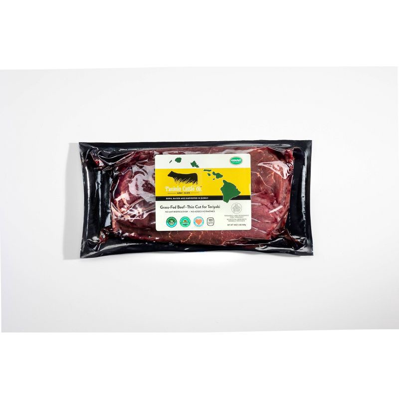 slide 2 of 3, Paniolo Cattle Company Local Hawaii Boneless Sliced Beef for Teriyaki - 1lb, 1 lb