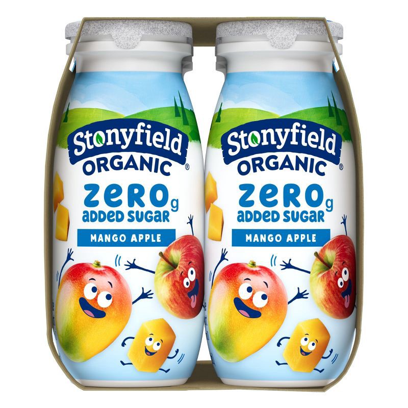 slide 9 of 11, Stonyfield Organic Lowfat Mango Apple Traditional Kids' Yogurt Smoothies - 3.1 fl oz/6ct, 3.1 fl oz, 6 ct