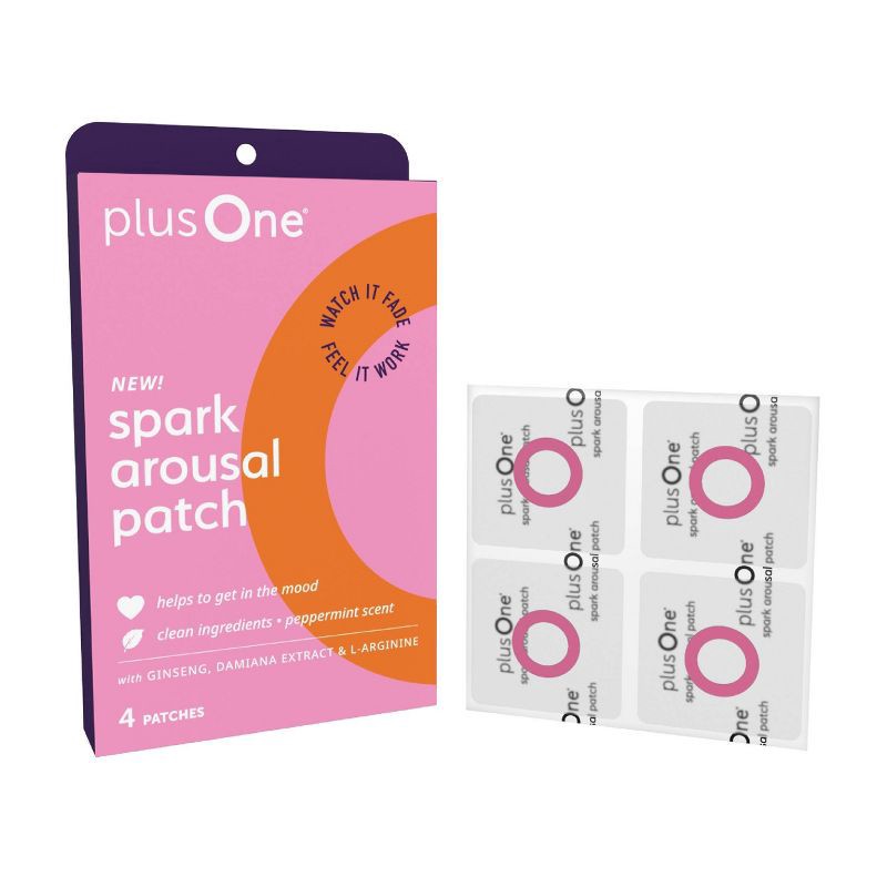 slide 1 of 10, plusOne Spark Patches Sexual Performance Enhancer - Scented - 4ct, 4 ct