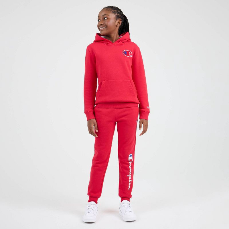 slide 3 of 8, Champion Boys' Fleece Hoodie - Red XL, 1 ct