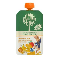Peter Rabbit Organics Pumpkin Tree Organic Playfuel Plant Protein Tropical Sun Pouch - 3.5oz: Toddler Organic Puree, Ready to Eat