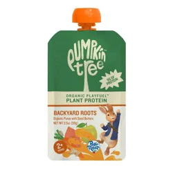 Peter Rabbit Organics Pumpkin Tree Organic Playfuel Plant Protein Backyard Roots Pouch - 3.5oz