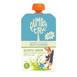 Peter Rabbit Organics Pumpkin Tree Organic Playfuel Multi-Vitamins Gleeful Green Pouch - 3.5oz