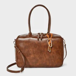 Sport Cord Medium Satchel HandBag - Universal Thread™ Brown