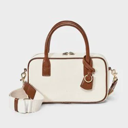 Small Satchel Handbag - Universal Thread™ Cream