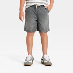 Boys' 'At the Knee' Denim Pull-On Shorts - Cat & Jack™ Gray Wash M