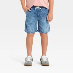 Boys' At the Knee' Denim Pull-On Shorts - Cat & Jack™ Medium Wash S