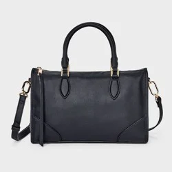Satchel Crossbody Bag - A New Day™ Black