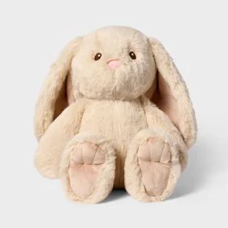 11'' Tan Bunny Stuffed Animal - Gigglescape™