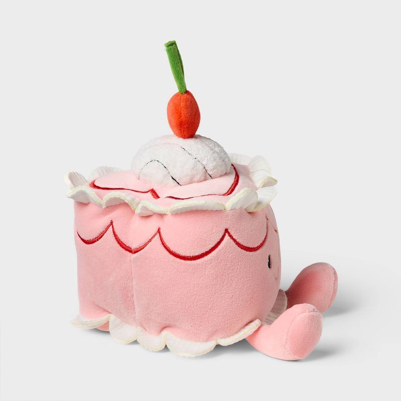 slide 3 of 3, 6" Fancy Cake Plush - Gigglescape™, 1 ct