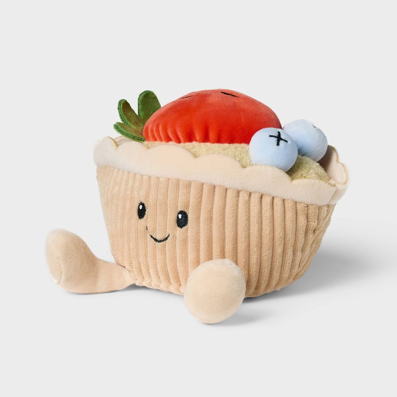 slide 3 of 3, 6" Fruit Tart Plush - Gigglescape™, 1 ct