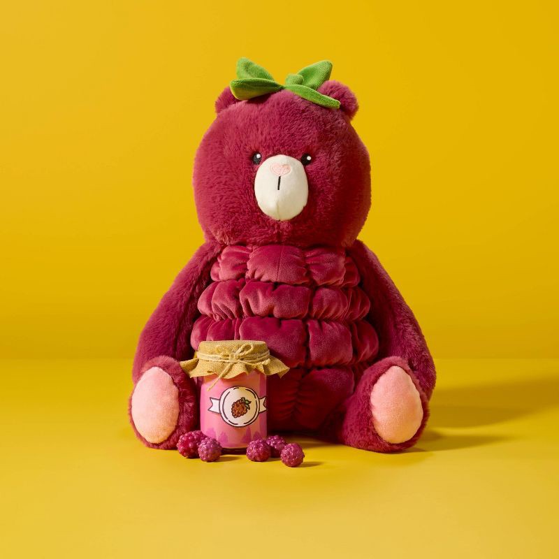 slide 2 of 3, 12" Raspbeary Stuffed Animal - Gigglescape™, 1 ct