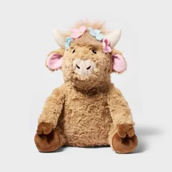 13'' Highland Cow Stuffed Animal - Gigglescape™