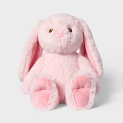 11'' Pink Bunny Stuffed Animal - Gigglescape™