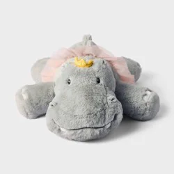 14" Princess Hippo Stuffed Animal - Gigglescape™