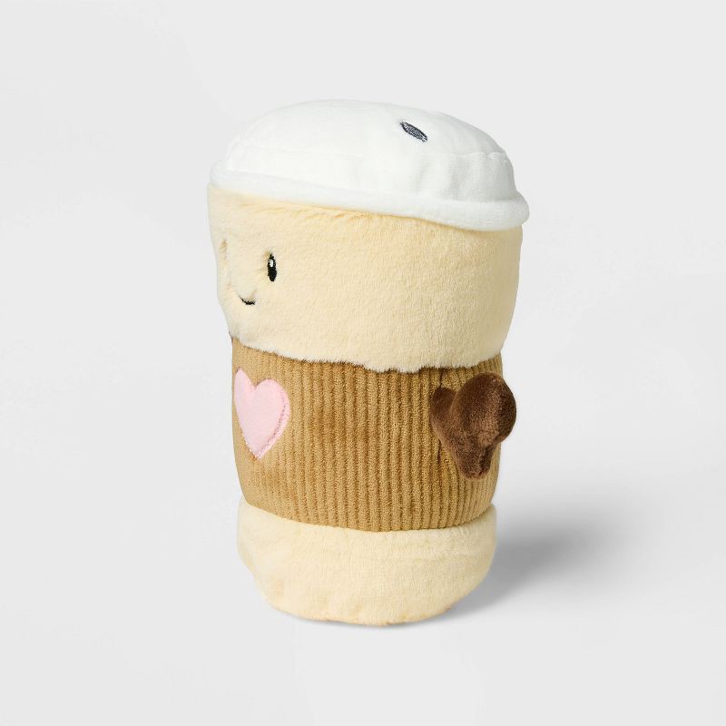slide 3 of 3, 6" Latte Plush - Gigglescape™, 1 ct