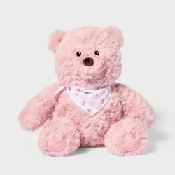 12'' Bear Pink Stuffed Animal - Gigglescape™