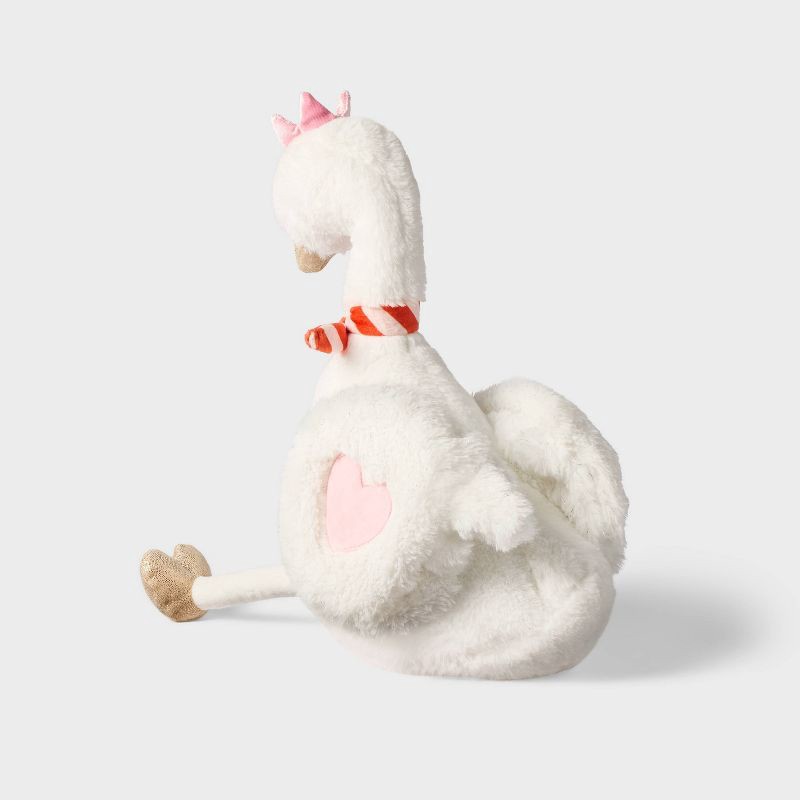 slide 3 of 3, 12" Princess Swan Stuffed Animal - Gigglescape™, 1 ct