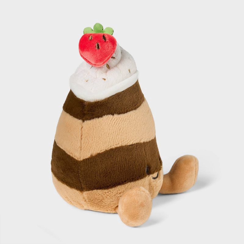 slide 3 of 3, 6" Pudding Plush - Gigglescape™, 1 ct