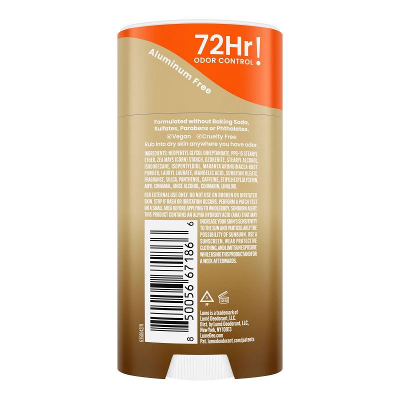 slide 2 of 9, Lume Solid Deodorant Stick - Vanilla Bliss - 2.6oz, 2.6 oz