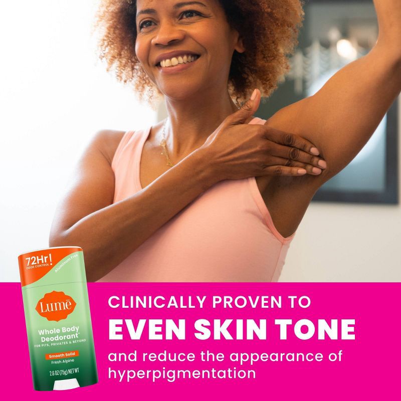 slide 5 of 10, Lume Solid Deodorant Stick - Fresh Alpine - 2.6oz, 2.6 oz